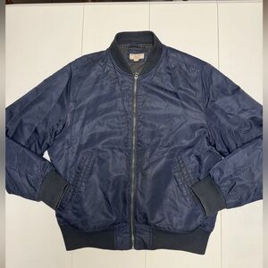 Wallace & Barnes Navy Bomber Jacket